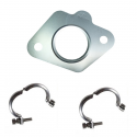 Joint + 2 colliers vanne EGR compatible pour Citroën 1.6 HDI