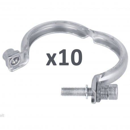 Lot de 10 Colliers bride de vanne EGR pour Citroën Peugeot 1.6 HDI 2.0