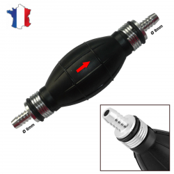 8mm Poire D'Amorcage Carburant Pompe à Main Inline Bateaux Alliage