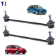 Lot de 2 biellettes de barre stabilisatrice avant gauche ET droite pour Citroën C2, C3, DS3 & Peugeot 1007, 206