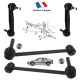 Lot de 4 biellettes de Carrossage & barre stabilisatrice arrière pour Peugeot 406 tous modèles