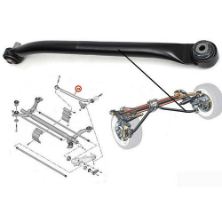 Barre stabilisatrice droite anti roulis train arrière pour Peugeot 206 SW tous modèles