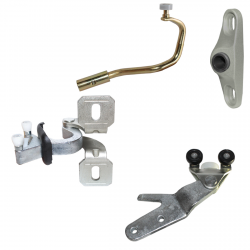 Kit complet lot galets porte latérale droite compatible pour Citroën Jumper Fiat Ducato Peugeot Boxer de 1994 à 2002