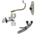 Kit complet lot galets porte latérale droite compatible pour Citroën Jumper Fiat Ducato Peugeot Boxer de 1994 à 2002