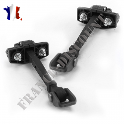 Lot de 2 arrêts de porte avant gauche et droit compatible pour Dacia Dokker Lodgy Renault Clio 4 de 2012 à 2016