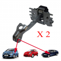 Lot de 2 arrêts de porte avant gauche et droit compatible pour Renault Laguna 2 Twingo 2 Wind