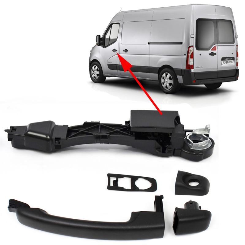 Serrure, mecanisme de porte arrière Renault Master Opel Movano Niss