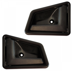 (Lot de 2) Poignée intérieure noir de porte avant ou arrière gauche et droite compatible pour Suzuki Vitara Samurai