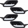 (Lot de 4) Poignée de porte intérieure avant et arrière gauche + droite compatible pour BMW Série 5 E39 Série 7 E38
