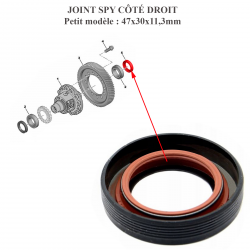 Joint Spi compatible pour boîte de vitesse côté droit compatible pour Citroën Fiat Ducato Scudo Ulysse Peugeot