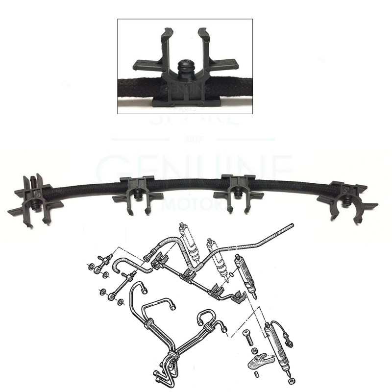 Tuyau durite retour injecteur gasoil RENAULT Clio 2 Espace Kangoo Laguna