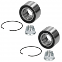 2 Roulements de roue avant compatible pour Dacia Solenza Renault Clio 1 & 2 Express R11 R19 R9 Super 5 Twingo