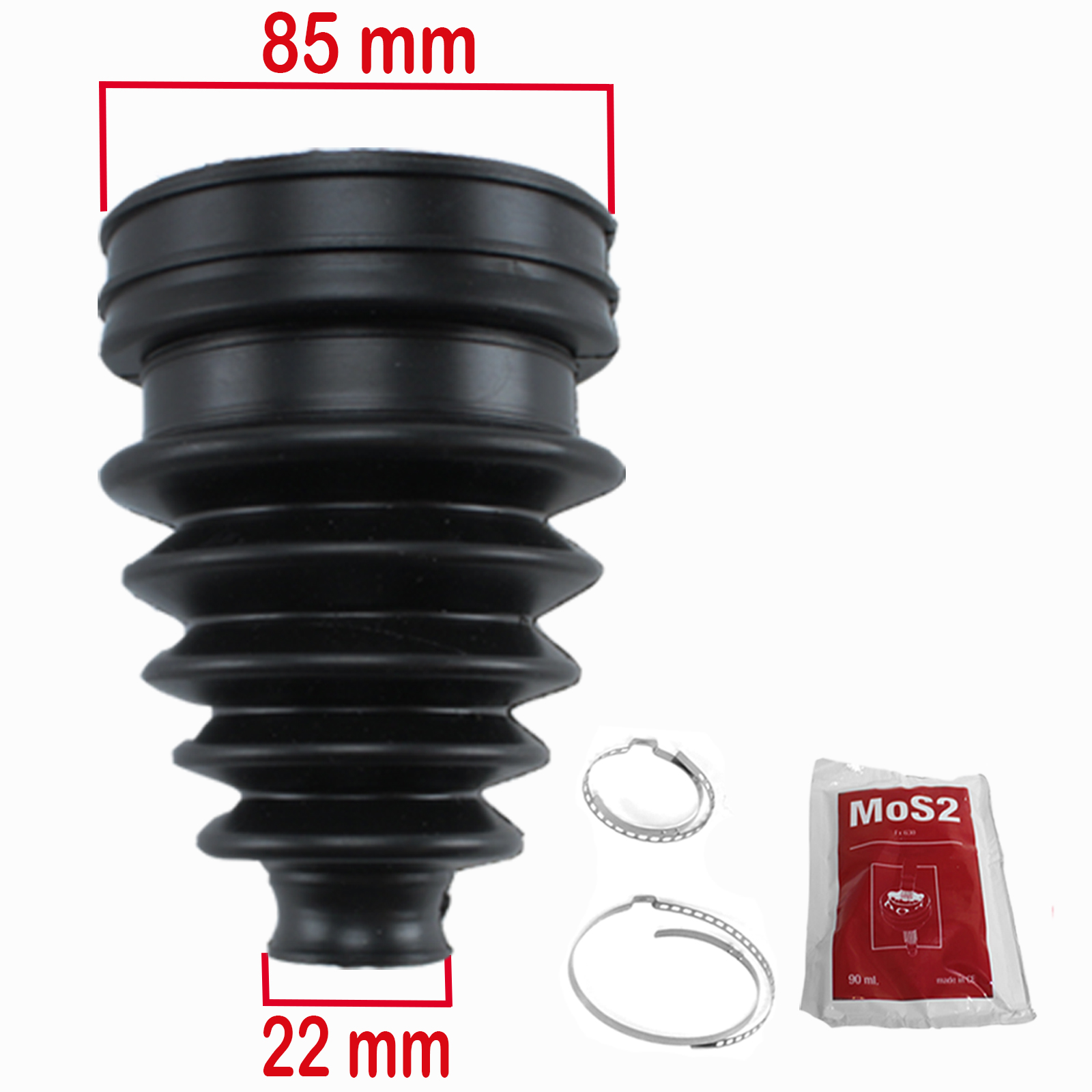 Kit 2 colliers universel de soufflet de cardan  BF-A