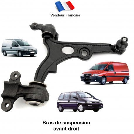 Bras inférieur - triangle de suspension avant droit pour CITROËN Evasion Jumpy FIAT Scudo PEUGEOT 806