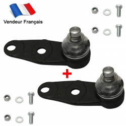 2 Rotules de suspension droite et gauche compatible pour Renault R9 R11 R19 R21 Clio Express Kangoo Megane Super Twingo