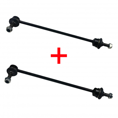 Lot de 2 biellettes de barre stabilisatrice avant gauche et droite pour Citroën Saxo Xantia Peugeot 106 406