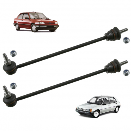 Lot de 2 Biellettes de barre stabilisatrice avant gauche et droite pour Citroën Visa Peugeot 205 309