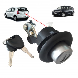 Barillet de serrure de coffre ou hayon compatible pour dacia logan & sandero