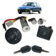 Kit antivol de direction neiman + barillets de portes avant pour Renault Clio 1