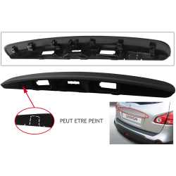 Baguette, bandeau arrière, Poignée de coffre hayon complète noire ( à peindre) compatible pour NISSAN Qashqai (de 2007 à 2013)