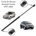 Vérin de hayon compatible pour Renault Mégane Scénic - Scénic de 1996 à 2003