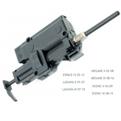 Moteur de verrouillage trappe à carburant compatible pour Renault Espace 4 Grand Scénic 2 Laguna 3 Megane 2 & 3