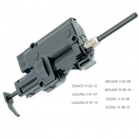 Moteur de verrouillage trappe à carburant pour Renault Espace 4 Grand Scénic 2 Laguna 3 Megane 2 & 3