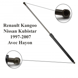 Vérin hydraulique de coffre hayon pour Renault Kangoo de 1997 à 2010
