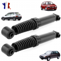 Lot de 2 amortisseurs arrière gauche et droit compatible pour Citroën AX Saxo Peugeot 106