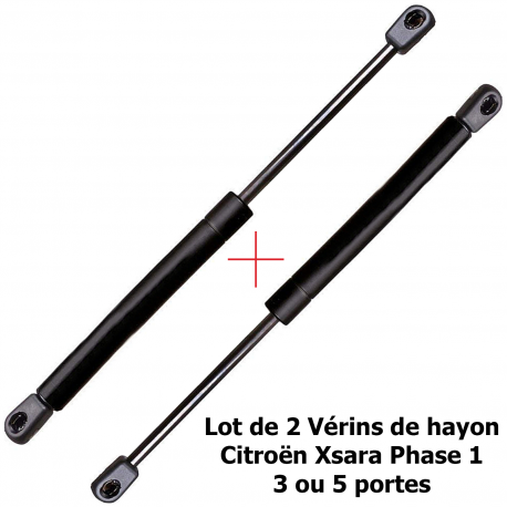 Lot de 2 Vérins de coffre hayon pour Citroën Xsara Break de 1997 à 2004