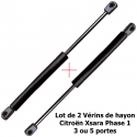 Lot de 2 Vérins de coffre hayon compatible pour Citroën Xsara de 1997 à 2004