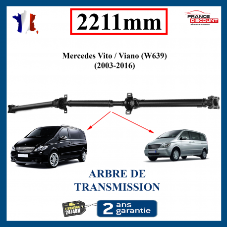 Arbre de transmission ARRIERE NEUF pour Mercedes Vito W639 ou Viano 2211mm