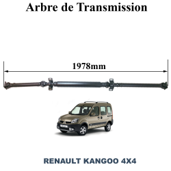 Arbre de transmission compatible pour RENAULT Kangoo 4X4 1.9 DCI & 1.6 16v neuf et garanti