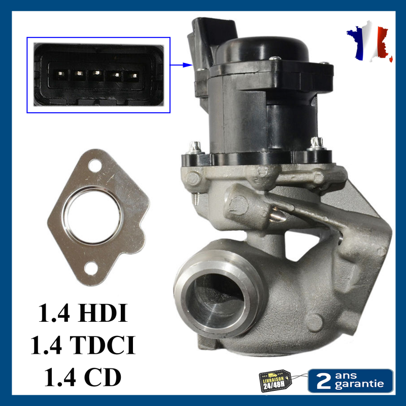 Vanne EGR pour C3 2 - 1.4 HDi (68 et 70 ch)