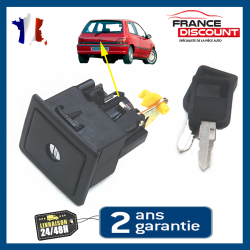 Barillet de coffre / hayon compatible pour RENAULT Clio (de 1990 à 1998)