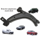 BRAS TRIANGLE DE SUSPENSION POUR CITROËN XSARA / XSARA PICASSO ZX PEUGEOT PARTNER 306 AVANT DROIT