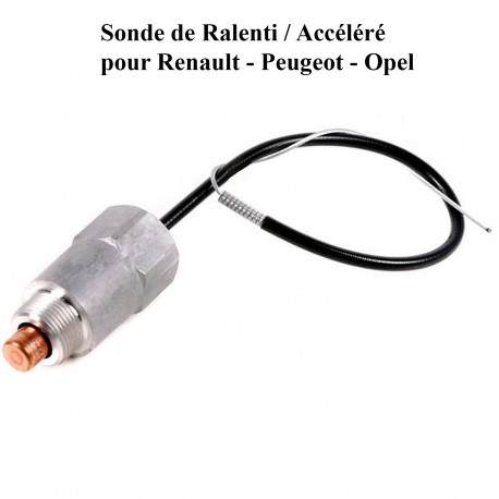 Sonde de ralenti / accéléré pour Peugeot Opel Renault