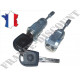 Lot de 2 serrures barillet de porte pour Volkswagen golf 4 Bora Polo Fox Transporter Skoda Octavia Fabia Audi A6