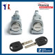 Lot de 2 serrures barillet de porte pour Volkswagen golf 4 Bora Polo Fox Transporter Skoda Octavia Fabia Audi A6