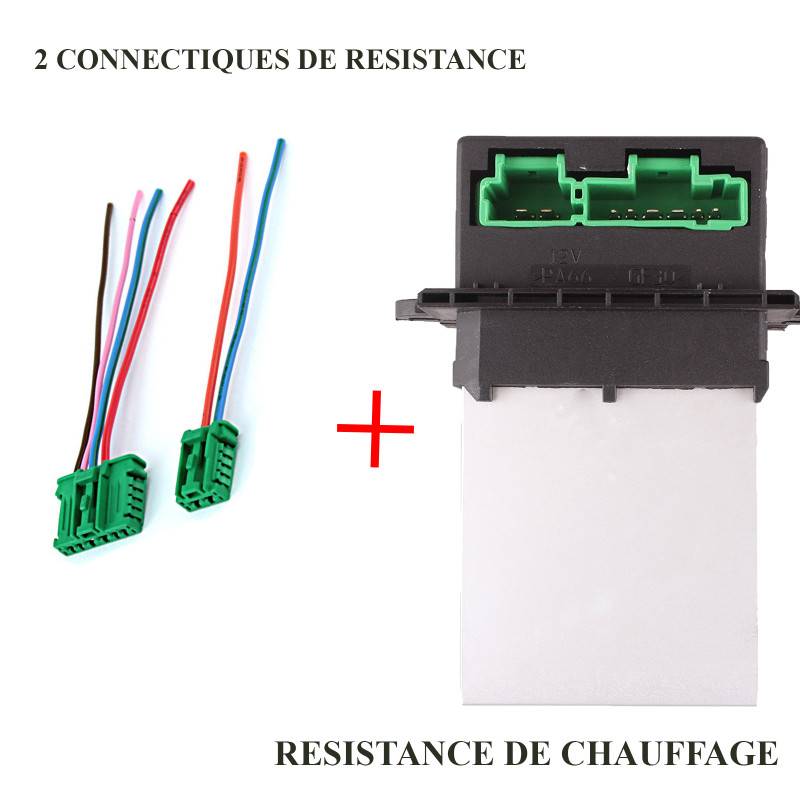 Prise de branchement resistance chauffage Clio 2 Megane 2 Scenic 2