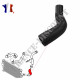 DURITE DE TURBO INFERIEURE ECHANGEUR D'AIR compatible pour CITROËN EVASION JUMPY FIAT SCUDO ULYSSE PEUGEOT 806 EXPERT 2.0L HDI