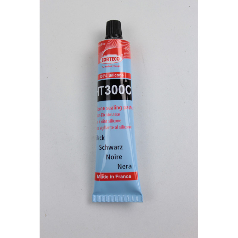 Pâte à joint silicone noir 300°C 80ml - marque Corteco HT300C