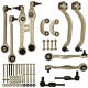 Kit complet bras de suspension 12 pièces pour Audi A4 A6 A8 Skoda Superb Volkswagen Passat de 1994 à 2000