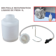 Kit complet purgeur de frein et d'embrayage + adaptateurs + bouteille récupération liquide