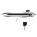 Poignée de porte avec barillet avant gauche compatible pour Fiat 500 500C Abarth depuis 2007