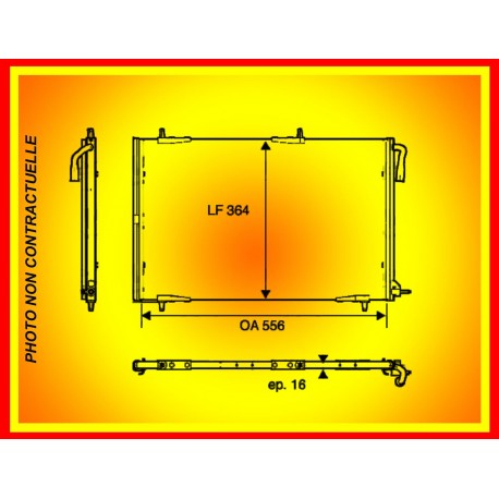 RADIATEUR EAU REFROIDISSEMENT RENAULT EXPRESS 1.9 D