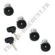 Lot de 4 barillets de portes compatible pour CITROËN Jumpy FIAT Scudo PEUGEOT Expert (de 1995 à 2006)