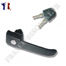 Poignée de porte extérieure avec 2 clefs arrière compatible pour RENAULT Express (de 11/1985 à 08/2000)