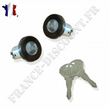 Lot de 2 barillets de portes avant compatible pour RENAULT Master & Trafic (de 1980 à 1997)