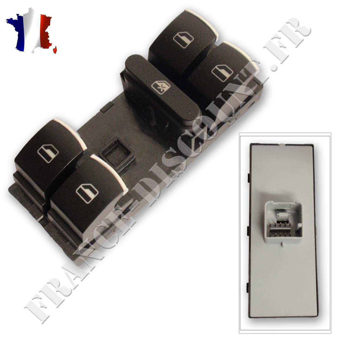 MCamooer Bouton de Lève-Vitre Golf 5 1K3959857 Commande Leve Vitre  Electrique Interrupteur pour Golf Mk5 Caddy Passat B6 Je-tta Golf Plus :  : Auto et Moto